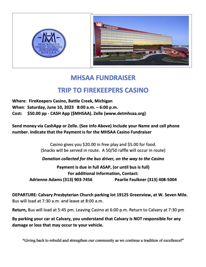 Firekeepers Casino Trip 2023