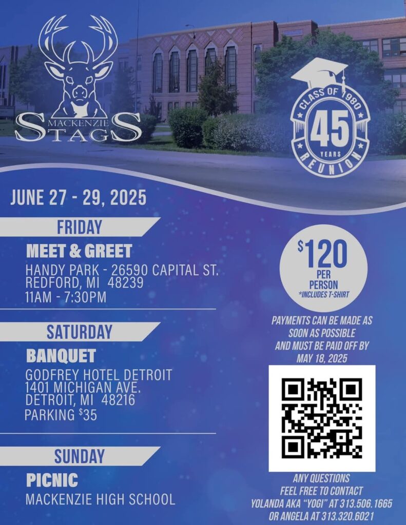 Mackenzie High School Alumni Association Events 2025