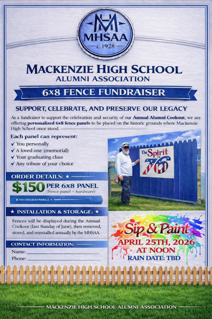 MHSAA 6 and 8 Fence Fundraiser